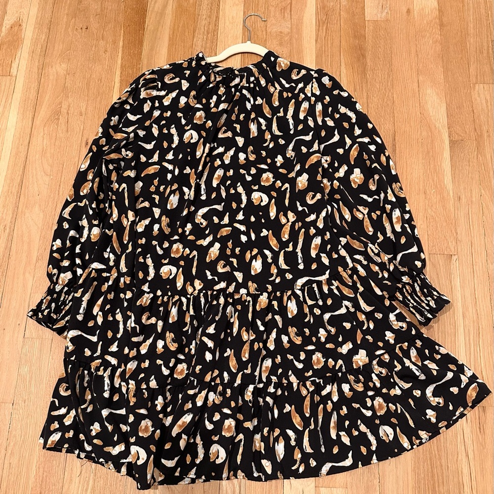Women's Nine West Long-Sleeve Swing Dress - Size XL/XXL - Picture 4 of 6